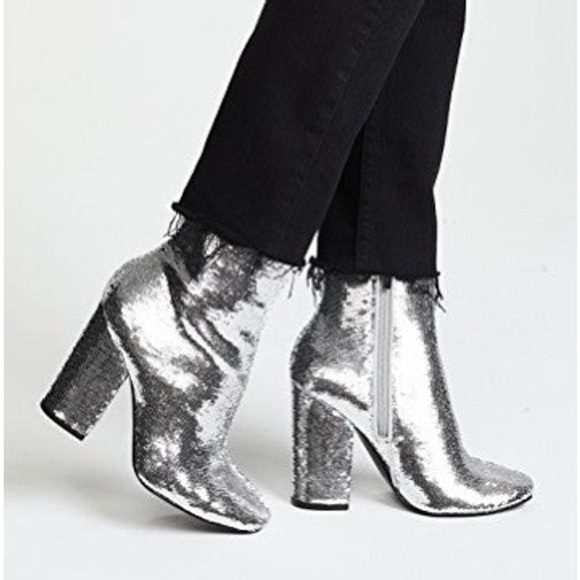 Kendall & Kylie Haedyn Sequin Booties - Picture 2 of 4